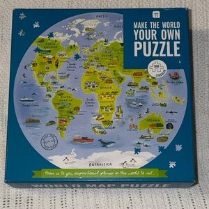 World Map Circular Puzzle - Talking Tables NEW Sealed